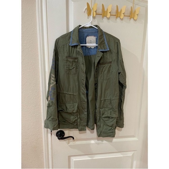 Anthropologie HEI HEI Utility Jacket Size Small - Picture 3 of 9